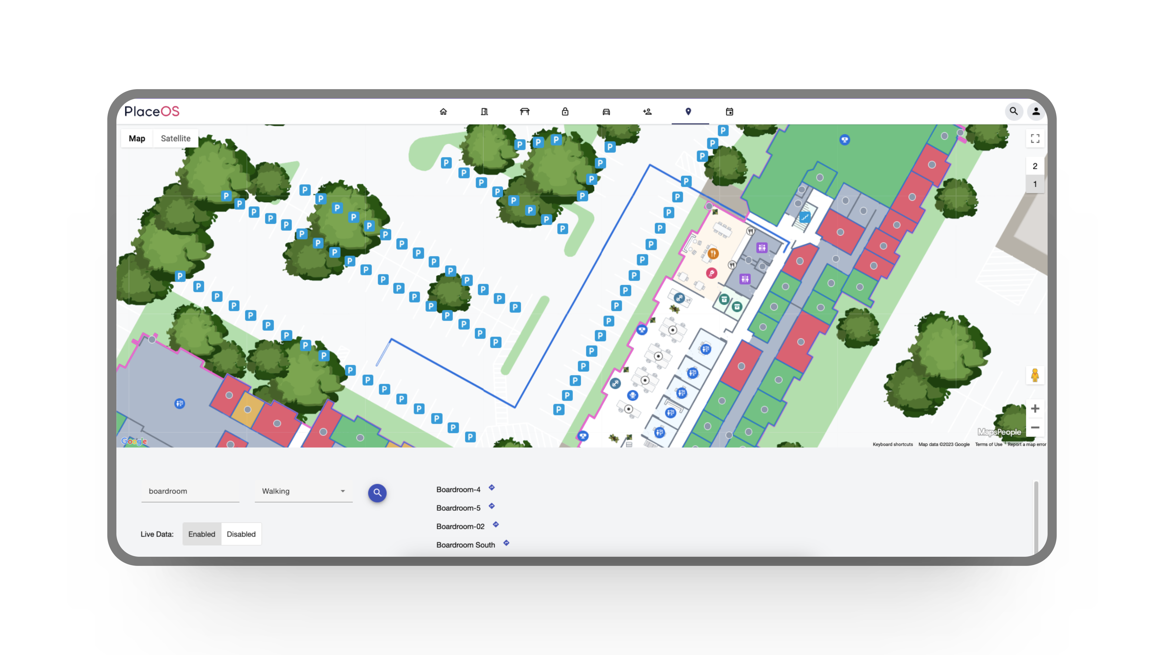 Outdoor to Indoor Wayfinding Interface