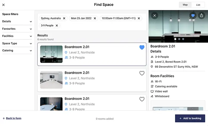 PlaceOS - Search & Find Rooms